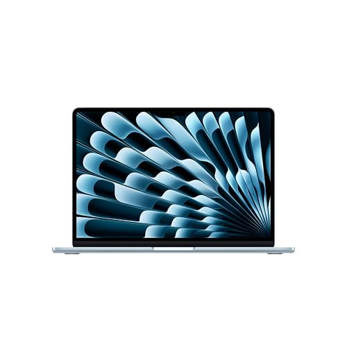 Apple Portatile MacBook Air 13'' con chip M4 (2025): progettato per Apple Intelligence, display Liquid Retina da 13,6'', 16GB di memoria unificata, 256GB di archiviazione SSD, Touch ID; Celeste