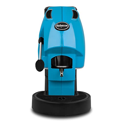 Didiesse – Macchina da Caffè con Cialde ese 44 mm - Modello Baby Frog Macchinetta a Cialde – Compatta 450W - con Funzione Stand-by e Serbatoio da 1.5L (Blu Miami)