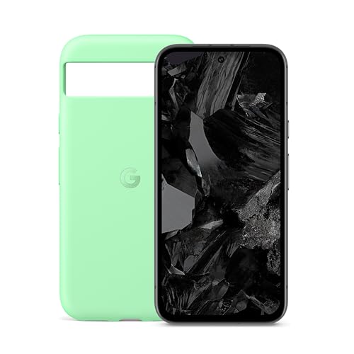 Google Pixel 8a: smartphone Android sbloccato con innovativa fotocamera Pixel - Nero ossidiana, 128GB + Cover per Pixel 8a - Silicone resistente e antimacchia - Aloe