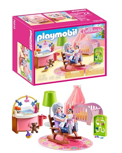 PLAYMOBIL Dollhouse 70210, Cameretta della bambina, Dai 4 anni