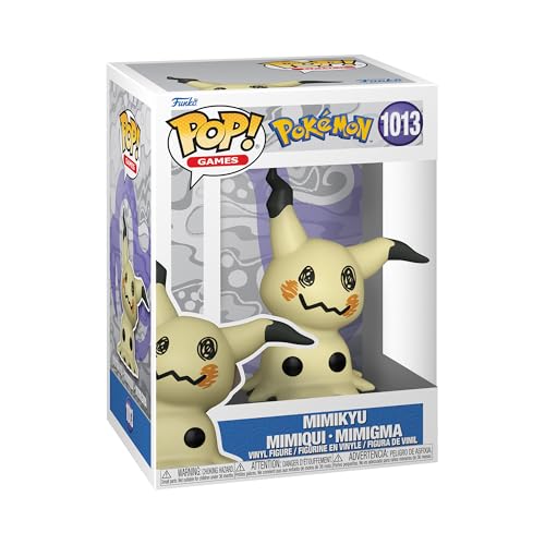 Funko Pop! Games: Pokemon - Mimikyu - Figura in Vinile da Collezione - Idea Regalo - Merchandising Ufficiale - Giocattoli per Bambini e Adulti - Video Games Fans - Figura per i Collezionisti