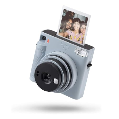 Fujifilm instax SQUARE SQ 1 Glacier Blue - Fotocamera a sviluppo istantaneo, Modalità One-Touch Selfie, Esposizione Automatica, Foto Formato 62x62mm
