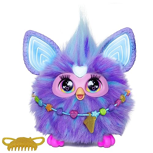 Hasbro Furby Viola, Peluche Elettronico per Bambini e Bambine dai 6 Anni in Su, con Luci, Suoni e 5 Modalità Vocali, Collezionabile