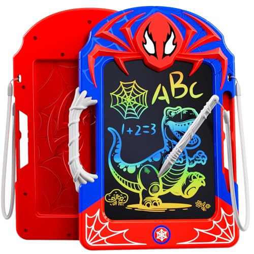 Kidluna Tavoletta Grafica con Penna Rete & Impugnatura, Lavagna Cancellabile Portatile, Spider Giocattoli Regalo Compleanno per 3-12 ragazzi, Giochi Educativi Giocattolo Bambino 3 4 5 6 7 8 9 10 Anni