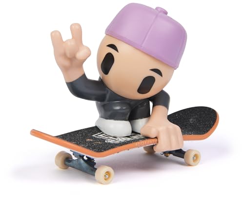 Tech Deck Sk8 Crew, fingerboard con personaggio, mini skateboard da collezione personalizzabile, giocattoli per bambini da 5 anni in su (i modelli possono variare)