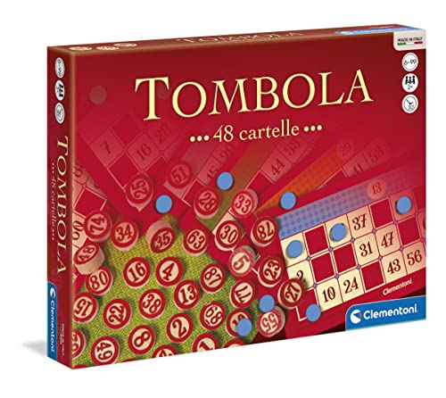 Clementoni - 16557 - Giochi da tavolo - Tombola Classica - Made in Italy - gioco di società, board games per tutta la famiglia