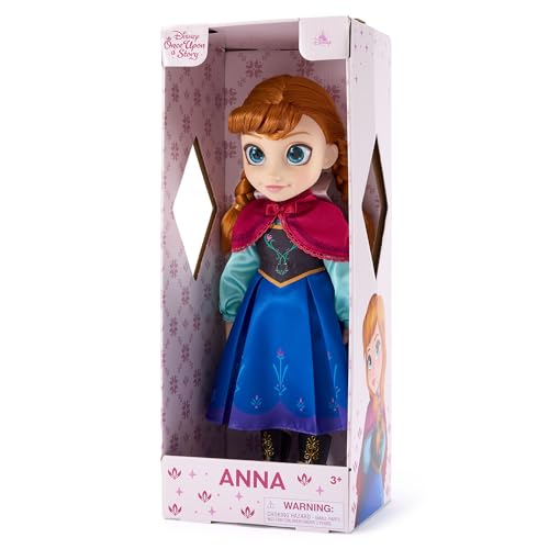 Disney Store Official Bambola Anna con Spazzola Giocattolo per Capelli, Frozen, 40,5 cm, Collezione Once Upon a Story, 3+