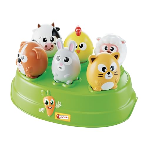 Lisciani Giochi - Carotina Baby Edu shapes - The farm, 109944