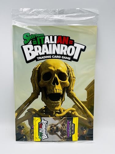 manuelkant Album Raccoglitore vuoto + Bustina per la raccolta Skifidol Italian Brainrot TCG Serie Beta ALLUCINAZIONE COSMICA