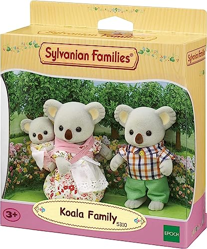Sylvanian Families - Famiglia Koala – Set di 3 Morbidi Personaggi per Gioco di Ruolo e Collezionismo – Modello 5310