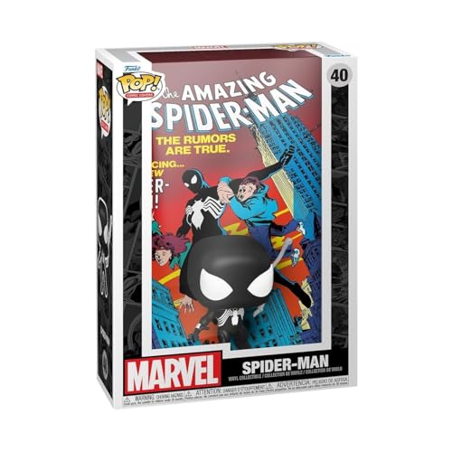 Funko Pop! Comic Cover: Marvel - Amazing Spider-Man #252- Figura in Vinile da Collezione - Idea Regalo - Merchandising Ufficiale - Giocattoli per Bambini e Adulti - Comic Books Fans