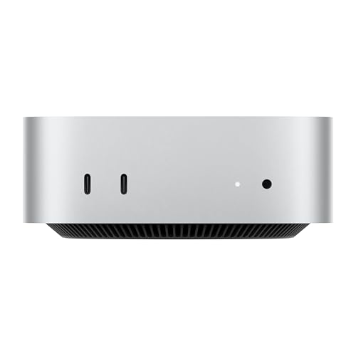 Apple Mac mini Computer desktop con chip M4, CPU 10-core e GPU 10-core): 16 GB di memoria unificata, 256 GB di archiviazione SSD, Gigabit Ethernet. Compatibile con iPhone/iPad