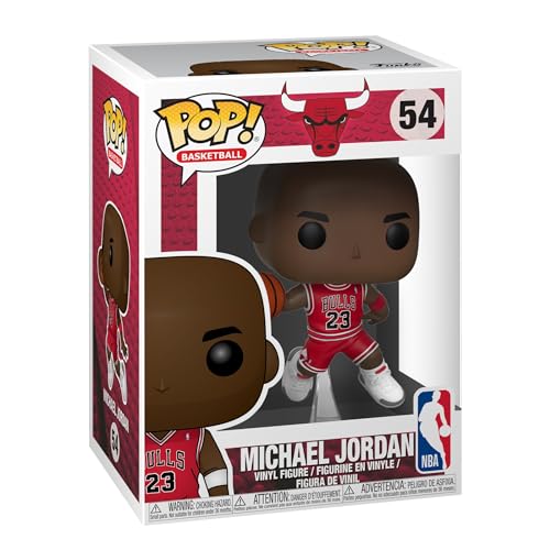 Funko Pop NBA Bulls Michael Jordan Figura in Vinile da Collezione Idea Regalo Merchandising Ufficiale Giocattoli per Bambini e Adulti Sports Fans Figura da Collezione e da Esposizione