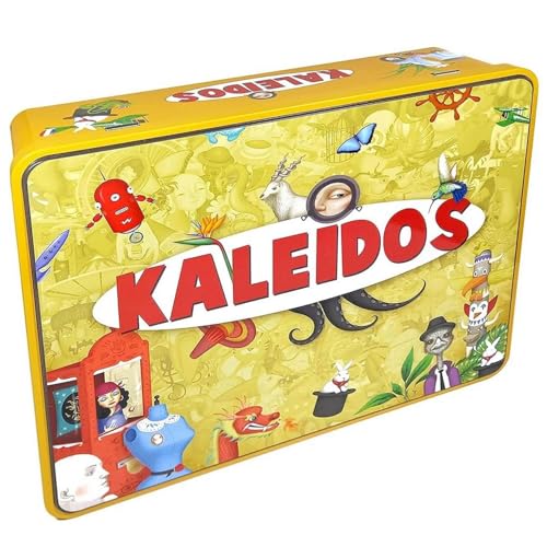 KALEIDOS, il gioco delle immagini nascoste | gioco da tavolo | scatola in metallo | età 12+ | family | adatto anche a gruppi numerosi | party game | durata 20 minuti