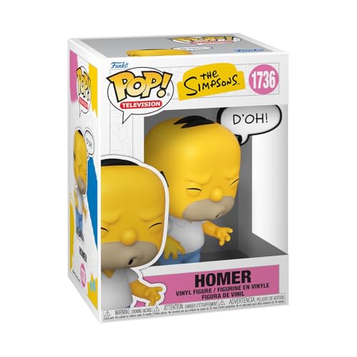 Funko Pop! Sayings: Simpsons 2- Homer Simpson - The Simpsons - Figura in Vinile da Collezione - Idea Regalo - Merchandising Ufficiale - Giocattoli per Bambini e Adulti - TV Fans