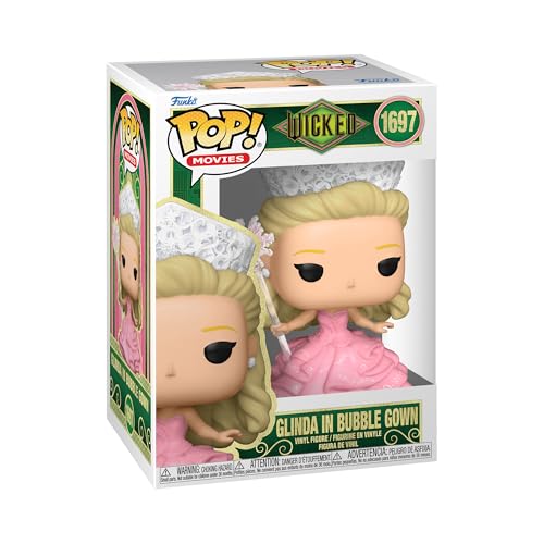 Funko Pop! Movies: Wicked - Glinda in Bubble Gown - Figura in Vinile da Collezione - Idea Regalo - Merchandising Ufficiale - Giocattoli per Bambini e Adulti - Figura da Collezione e da Esposizione