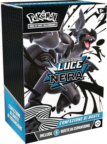 Pokémon: confezione di buste dell’espansione Scarlatto e Violetto - Luce Nera del GCC Pokémon (sei buste di espansione)