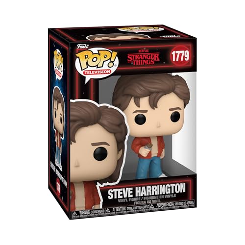 Funko POP! TV: Stranger Things Season 5 - Steve Harrington - Figura in Vinile da Collezione - Idea Regalo - Merchandising Ufficiale - Giocattoli per Bambini e Adulti