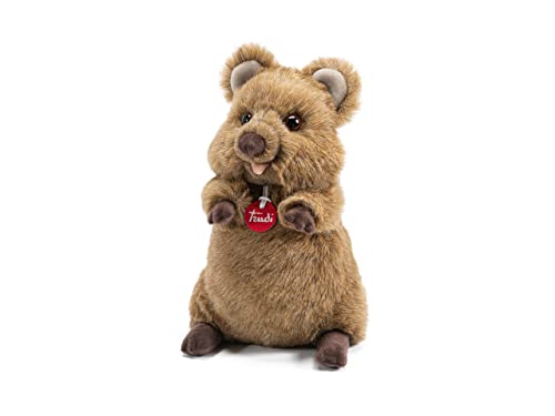 Trudi Quokka Arturo Quokka mascotte peluche, regalo di Natale e compleanno. | 18x30x18cm taglia M | Animali Esotici tropicali | modello 27145