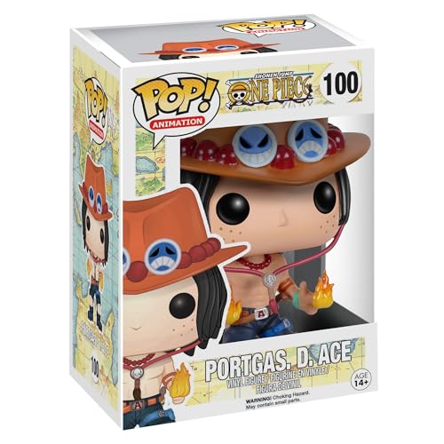 Funko Pop! Animation: One Piece - Portgas D. Ace- Figura in Vinile da Collezione - Idea Regalo - Merchandising Ufficiale - Giocattoli per Bambini e Adulti - Anime Fans