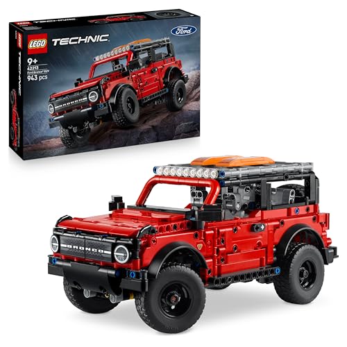 LEGO Technic SUV Ford Bronco - Macchina Giocattolo Off Road - Modellino di Auto con Porte Apribili, Motore V6, Sospensioni e Sterzo - Regalo da Collezione per Bambini da 9 Anni in su - 42213