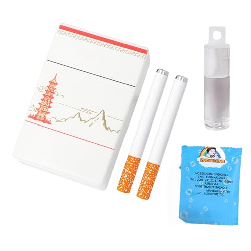 Rubu22a Sigaretta giocattolo per bolle di sapone, giocattolo antistress con funzione bolle di sapone, sigaretta con liquido, regalo di relax per compleanni, feste