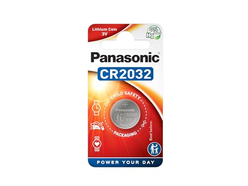 Panasonic – Cell Power CR2032 – Batteria, CR2032, li 220 mAh, CR2032L/1BP