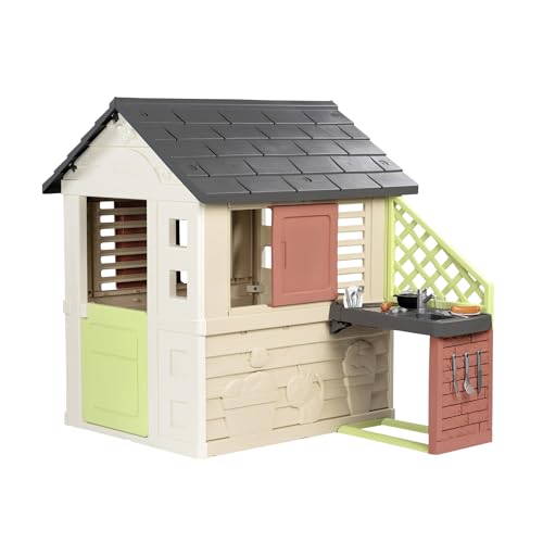 Smoby - Life Casetta Natura con cucina, dai 2 anni, con accessori, 7600810739