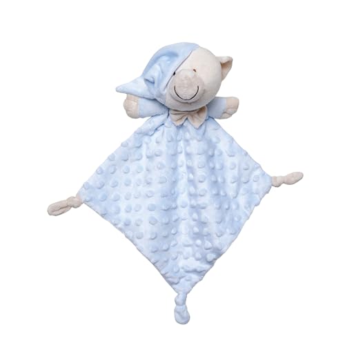 Interbaby DU003-01 Straccetto Doudou In Blu A Forma Di Orso - 100 g
