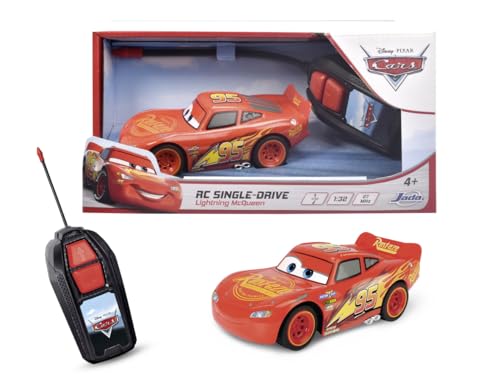 Dickie Toys – Radiocomando Cars Saetta McQueen 1:32 (Scala 1:32, 2,4 GHz, Velocità fino a 7 km/h, Auto Telecomandata Disney Pixar Cars, per Bambini dai 4 Anni in su)