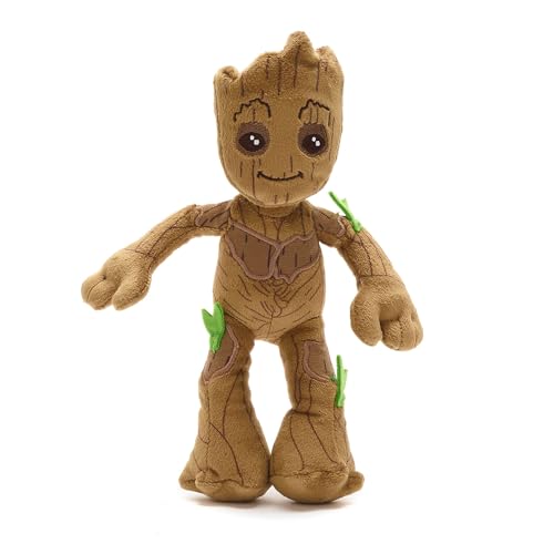 Disney Store Official Mini Peluche Groot con Imbottitura in Pallini, Guardiani della Galassia, 23 cm, Peluche Piccolo da coccolare, Adatto Anche a Neonati