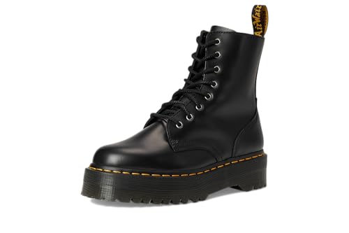Dr. Martens 15265001 Jadon Polished Smooth, Scarpe Stringate Basse Brogue Uomo, Nero Black, 38 EU