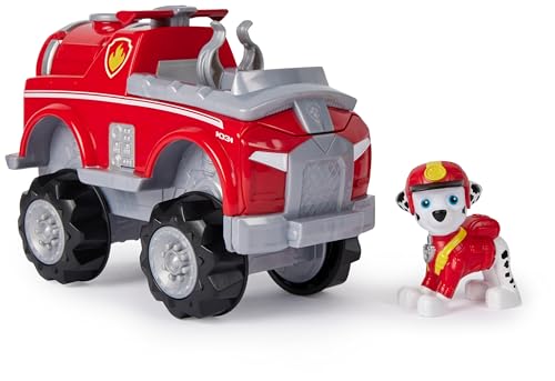PAW Patrol Jungle Pups, Veicolo Elefante di Marshall, veicolo giocattolo con personaggio Marshall da collezione, giocattoli per bambini e bambine dai 3 anni in su