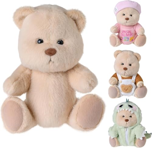 Galilea® Bobbie Bear - Orso di peluche - Fatto a mano articolato - Orsetto di peluche morbido e irresistibile - VESTITI VENDUTO SEPARATAMENTE - Regali originali per donna