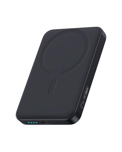 Baseus Enerfill MagSafe Powerbank 10000mAh 22,5W Magnetic Power Bank USB C, Caricabatterie Portatile Wireless Esterno Batteria Mini Powerbank Compatibile con iPhone 16/15/14/13/12/Pro/Pro Max Series