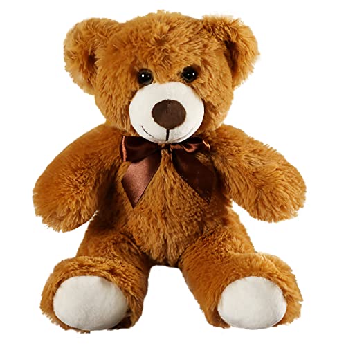 SNOWOLF Teddy Bear Peluche Carino Stuffed Animale Giocattolo Cuscino Bambola Regalo per Bambini Ragazzi Ragazza Compleanno Natale San Valentino (13.7In/35CM, Khaki)