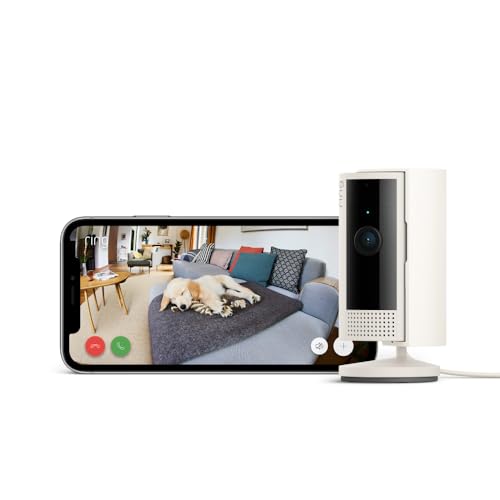 Ring videocamera interna (Indoor Camera 2ª gen.) | Telecamera di sorveglianza per animali domestici | Audio bidirezionale, copertura per la privacy, fai-da-te | Ring Protect: 30 gg. prova gratuita