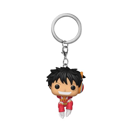 Funko Pop! Keychain: One Piece 1- Monkey D. Luffy - (Egghead)- Mini Figura in Vinile da Collezione Novità Portachiavi - Riempitivi per Calze - Idea Regalo - Merchandising Ufficiale