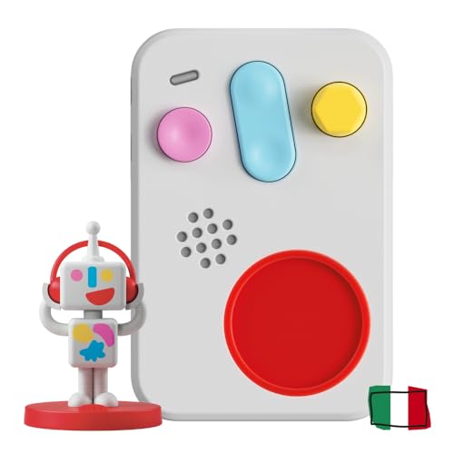 FABA+ Raccontastorie interattivo per bambini con contenuti audio da 0 a 10 anni, Cassa audio con Personaggio Sonoro Faba•Me, Luce notturna, Routine nanna, Gioco educativo musicale, Versione Italiana