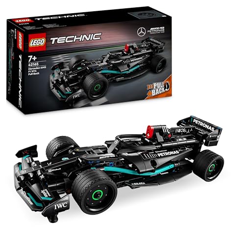 LEGO Technic Mercedes-AMG F1 W14 E Performance Pull-Back, Gioco Creativo per Bambini e Bambine da 7 Anni in su, Macchina Giocattolo da Costruire, Modellino di Auto da Corsa, Veicolo Idea Regalo 42165