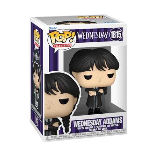 Funko Pop! TV: Wednesday - Wednesday- Figura in Vinile da Collezione - Idea Regalo - Merchandising Ufficiale - Giocattoli per Bambini e Adulti - TV Fans - Figura da Collezione e da Esposizione