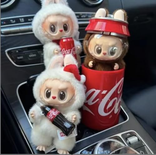 Cute Collectible Figure, Compatibile con Pop Mart Labubu, scatola mistero Coca cola