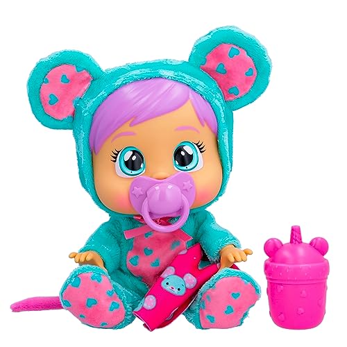 Cry Babies Loving Care Lala, Bambola Interattiva che Piange Lacrime Vere, con Pigiama intercambiabili, Giocattolo Regalo Funzionale per Bambini dai 18 Mesi in su