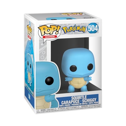 Funko POP! Pokemon - Squirtle - Figura in Vinile da Collezione - Idea Regalo - Merchandising Ufficiale - Giocattoli per Bambini e Adulti - Anime Fans - Figura da Collezione e da Esposizione