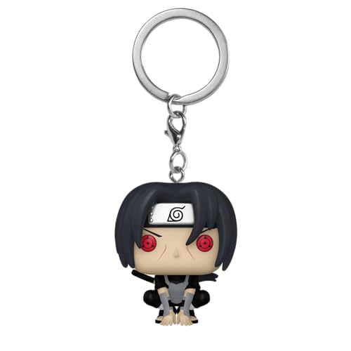 Funko POP! Keychain: Naruto - Itachi Uchiha - (Moonlit) - Mini Figura in Vinile da Collezione Novità Portachiavi - Riempitivi per Calze - Idea Regalo - Merchandising Ufficiale - Anime Fans