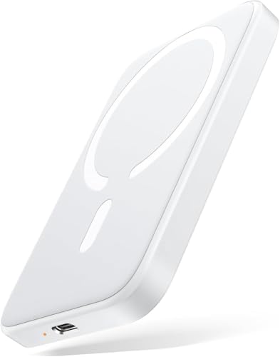 Power Bank Magnetico, 10000mAh Wireless Caricatore 20W Ricarica Rapida Powerbank, Portatile Battery Pack Inalámbricos Caricabatterie Batteria Esterna per iPhone 16 15 14 13 12 Pro Max Mini Plus