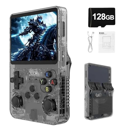 Console di gioco retrò R36S con oltre 30.000 giochi precaricati, schermo IPS da 3,5