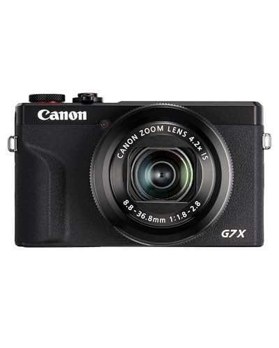 Canon PowerShot G7X Mark III (Nero) – Fotocamera Digitale Compatta con Sensore da 1 Pollice e Video 4K - Perfetta In Condizioni Di Scarsa Illuminazione E Per I Viaggi - Amata da chi crea in movimento