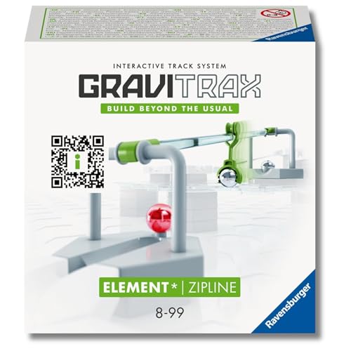 Ravensburger - Gravitrax Espansione Zipline | Pista Biglie Con 11 Pezzi | Rompicapo Bambini Con Le Biglie | Giochi Bambino 8 Anni Maschio | Giochi Per Bambini Compatibili Con Tutti I Gravitrax