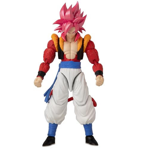 Dragon Ball Super Bandai Super Saiyan 4 Gogeta – Action figure snodabile Dragon Stars 17 cm – Gogeta con accessori – Licenza ufficiale Dragon Ball – Giocattolo per bambini dai 4 anni in su –36765